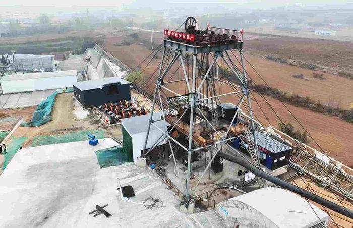 Mine Shaft Sinking Headframe