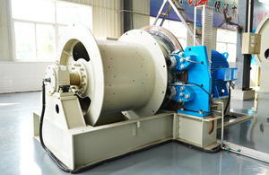 Permanent magnet motor direct connection mining hoisting winch