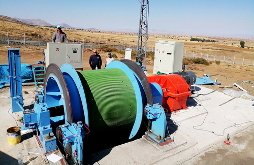 JTP Type mine hoist for lifting mineral