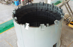 Vertical well overall mobile metal template