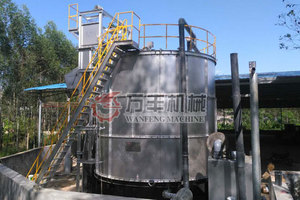 Fermentation tank for sewage sludge