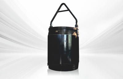 Bucket with a hook mount